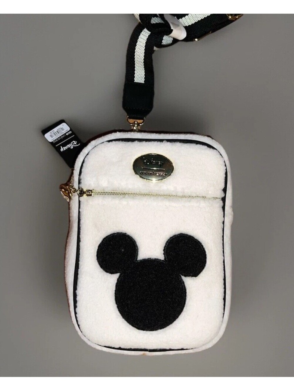 Disney Mickey Mouse Sherpa Crossbody Purse with Coin Purse New